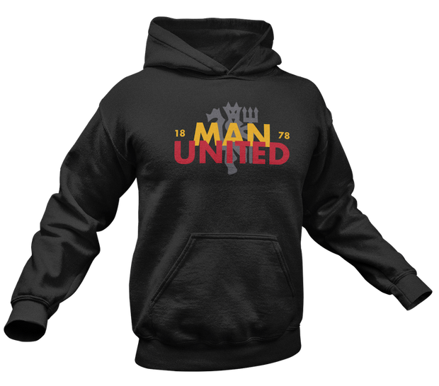 Manchester United Custom Black Unisex Hoodie