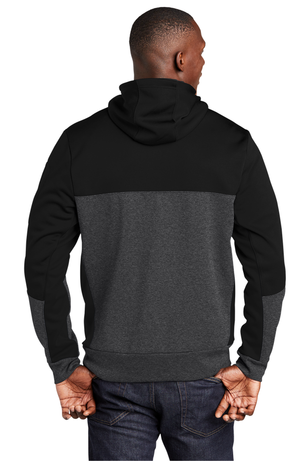 Sport Tek Fleece Colorblock Custom Men's Full Zip Hooded Jacket