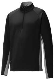 Sport Tek Men's Custom 1/2 Zip Stretch Contrast Pullover