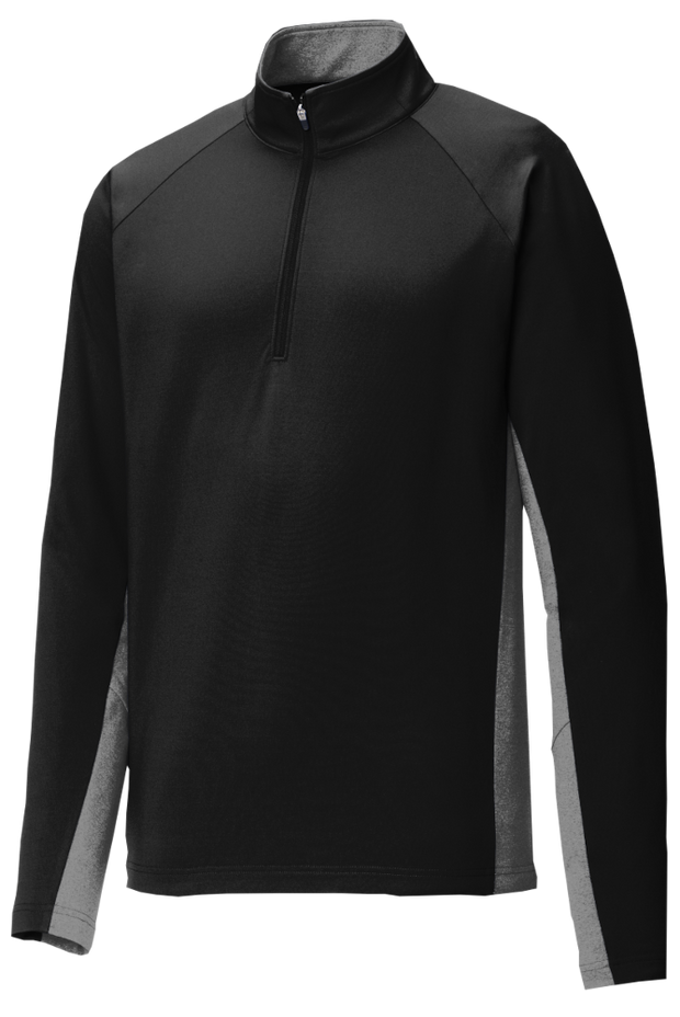 Sport Tek Men's Custom 1/2 Zip Stretch Contrast Pullover