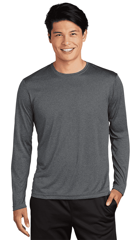 Sport Tek Men's Custom Long Sleeve Heather Contender Tee