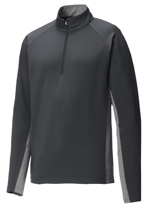 Sport Tek Men's Custom 1/2 Zip Stretch Contrast Pullover