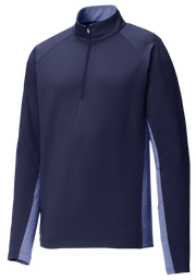 Sport Tek Men's Custom 1/2 Zip Stretch Contrast Pullover