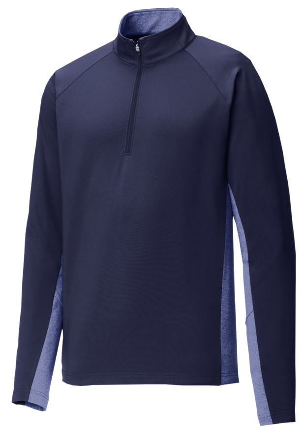 Sport Tek Men's Custom 1/2 Zip Stretch Contrast Pullover