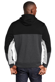 Sport Tek Fleece Colorblock Custom Men's Full Zip Hooded Jacket