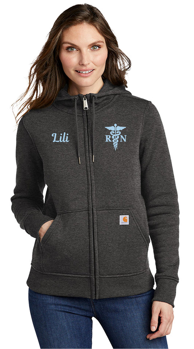 Carhartt Women's Custom Nurse Full Zip Hoodie