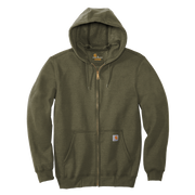 Carhartt Midweight Custom Hooded Full Zip Sweatshirt