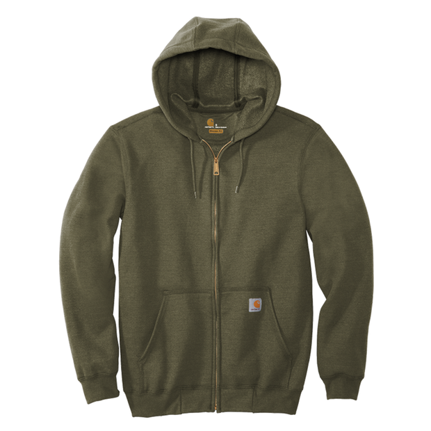 Carhartt Midweight Custom Hooded Full Zip Sweatshirt