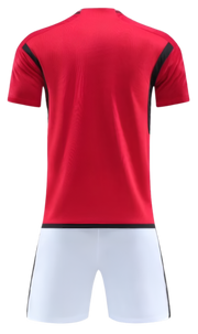 Custom Men's Red Soccer Team Uniforms