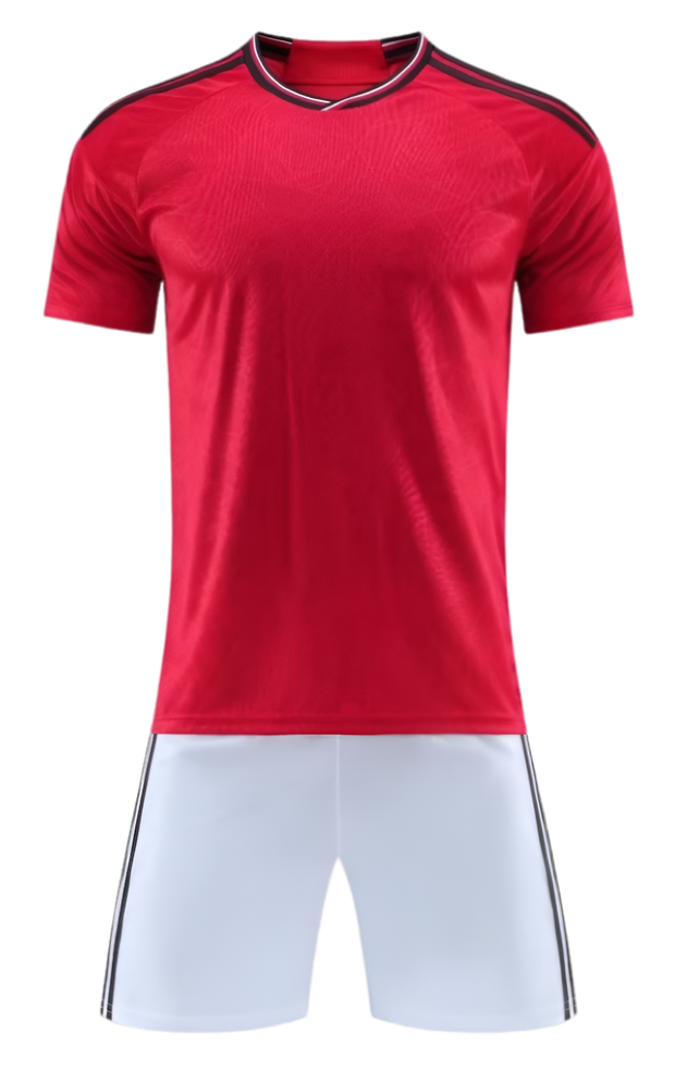 United Red Men's Custom Soccer Team Uniforms