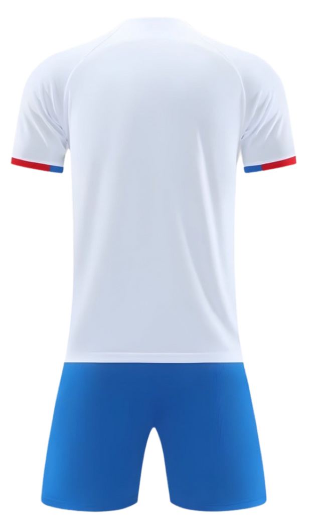 White Barca Custom Soccer Team Uniform Men's