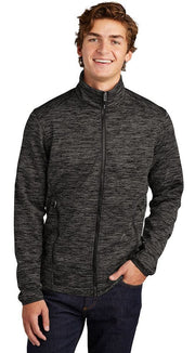 Sport Tek Men's Custom Electric Heather Soft Shell Jacket