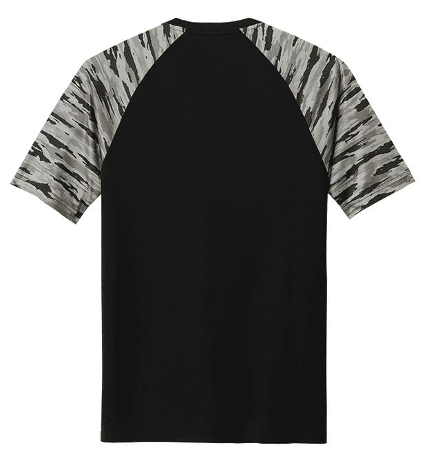 Sport Tek Men's Custom Drift Camo Colorblock Tee