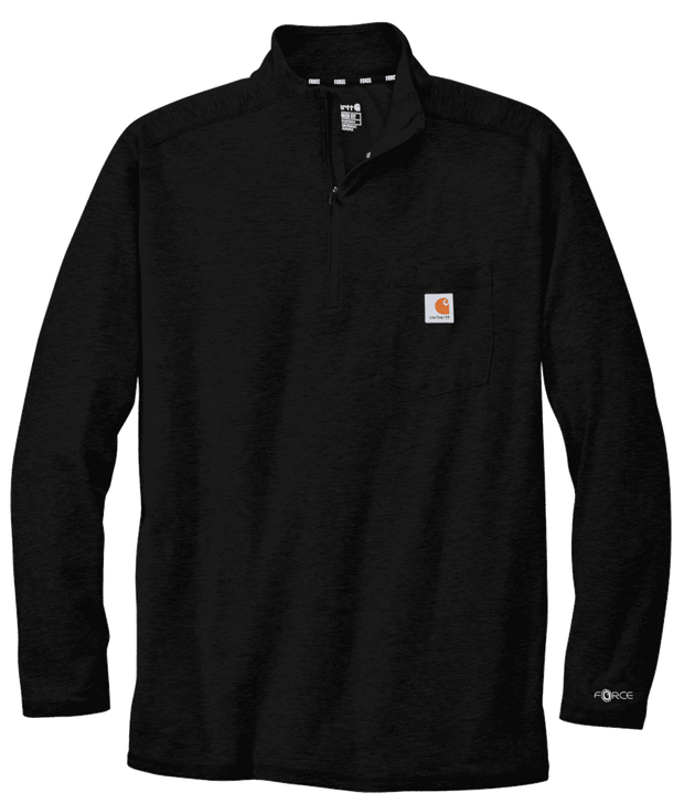 Carhartt Custom 1/4 Zip Long Sleeve T Shirt