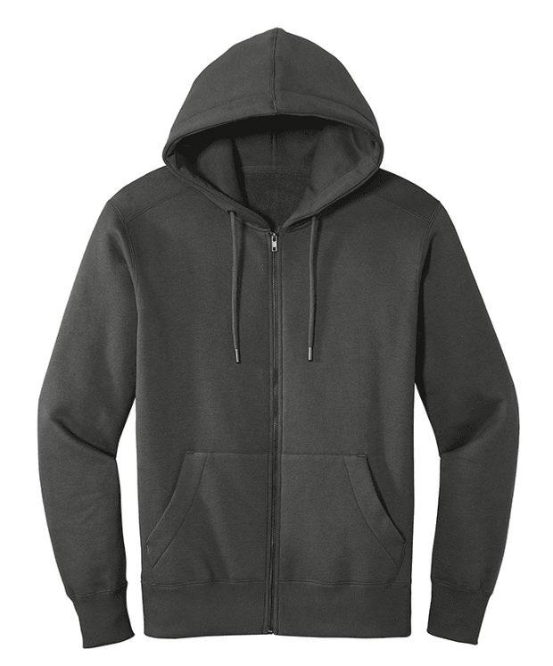 District Men's Custom Full Zip Fleece Hoodie