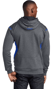 Sport Tek Men's Custom Tech Fleece Colorblock Hooded Sweatshirt