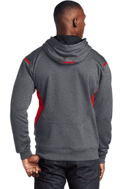 Sport Tek Men's Custom Tech Fleece Colorblock Hooded Sweatshirt