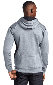 Sport Tek Men's Custom Tech Fleece Colorblock Hooded Sweatshirt