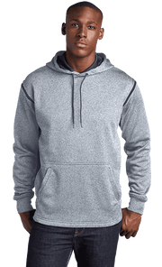 Sport Tek Men's Custom Tech Fleece Colorblock Hooded Sweatshirt