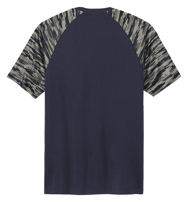 Sport Tek Men's Custom Drift Camo Colorblock Tee