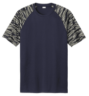 Sport Tek Men's Custom Drift Camo Colorblock Tee