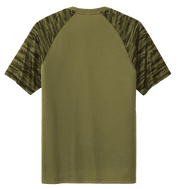 Sport Tek Men's Custom Drift Camo Colorblock Tee