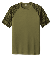 Sport Tek Men's Custom Drift Camo Colorblock Tee