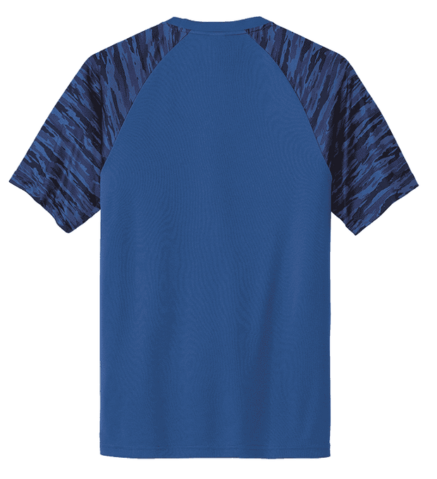 Sport Tek Men's Custom Drift Camo Colorblock Tee