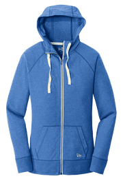 New Era Ladies Custom Sueded Cotton Blend Full-Zip Hoodie