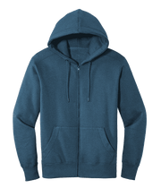 District Men's Custom Full Zip Fleece Hoodie