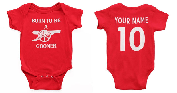 Born to Be a Gooner Infant Baby Bodysuit