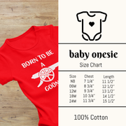 Born to Be a Gooner Infant Baby Bodysuit